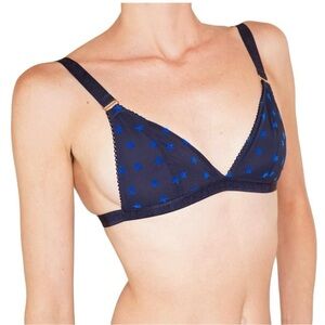 Stella McCartney Navy Star Bra
